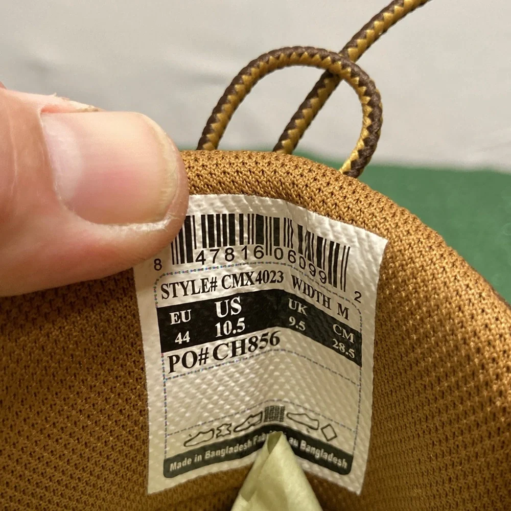 Carhartt Men's Tan Work Boots size 10.5 (OKPM-02-035) - Picture 4 of 10